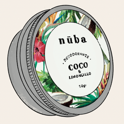 Desodorante de Coco y Limoncillo 50gr